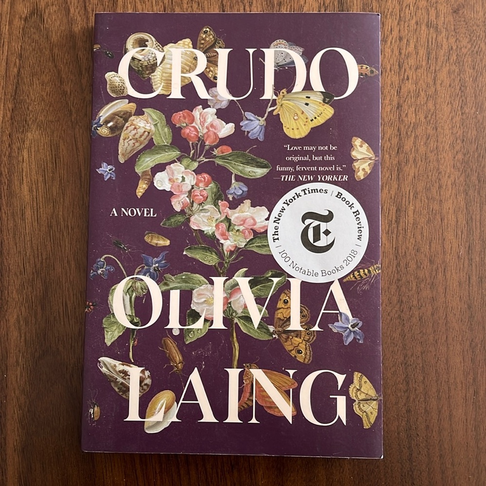 📕 3/$15 Crudo by Olivia Laing Book